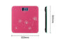 正方形300x300MMの浴室のデジタル スケール、ピンクの電子重量のスケール サプライヤー